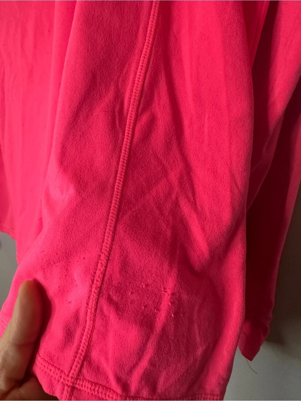 Dover Saddlery Pink Long-Sleeve Half-Zip Performance Top - Picture 2 of 5